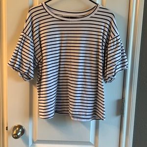 Black and white shirt